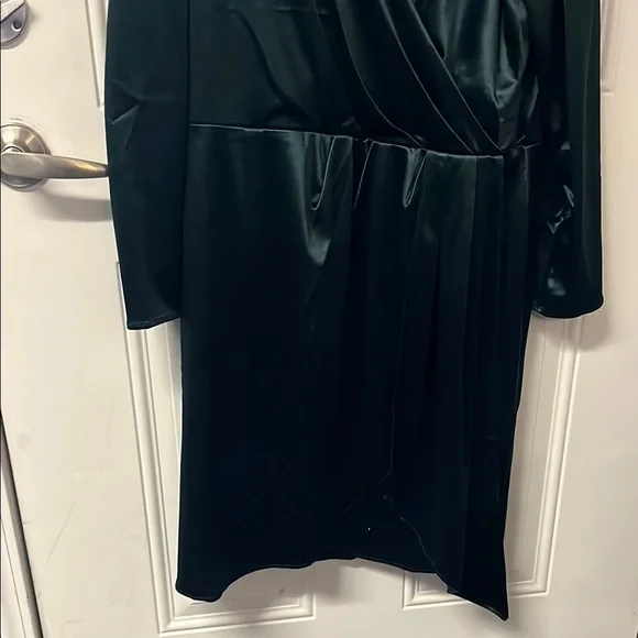 Julia Jordan Long Sleeve Faux Wrap Dress - Picture 2 of 11